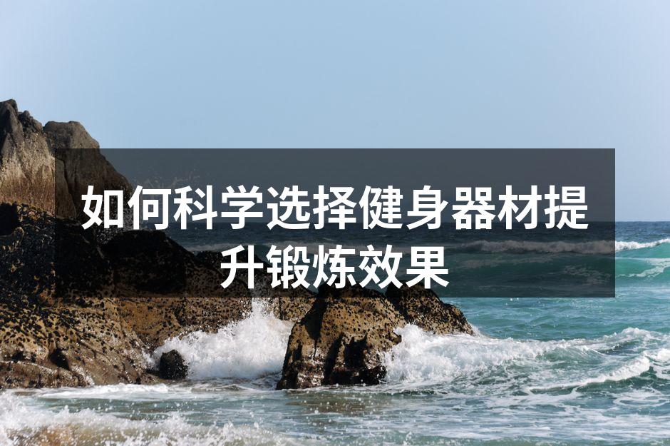 多种健身器材的选择